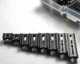 66 adet / takım DIP IC Prizleri Adaptör Lehim Tipi Soket Kiti 6,8,14,16,18,20,24,28 pimleri